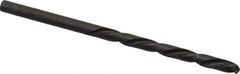 Made in USA - #15 118° High Speed Steel Jobber Drill - Bright Finish, Left Hand Cut, Spiral Flute, Straight Shank, 3-3/8" OAL, Standard Point - Eagle Tool & Supply