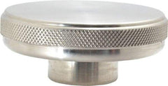 Gibraltar - 3" Head, Knurled Knob - Blank, Stainless Steel - Eagle Tool & Supply
