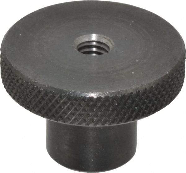Gibraltar - 1-1/2" Head, Knurled Knob - Tapped Thru, Steel - Eagle Tool & Supply