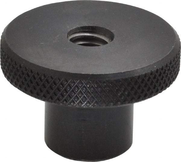 Gibraltar - 1-1/2" Head, Knurled Knob - Tapped Thru, Steel - Eagle Tool & Supply