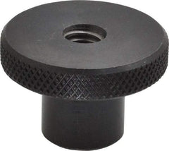 Gibraltar - 1-1/2" Head, Knurled Knob - Tapped Thru, Steel - Eagle Tool & Supply