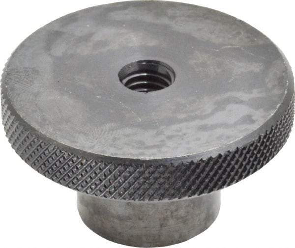 Gibraltar - 2" Head, Knurled Knob - Tapped Thru, Steel - Eagle Tool & Supply