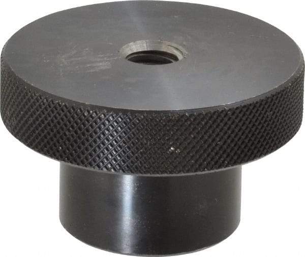 Gibraltar - 2-1/2" Head, Knurled Knob - Tapped Thru, Steel - Eagle Tool & Supply