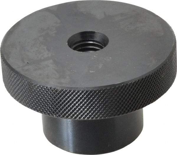 Gibraltar - 3" Head, Knurled Knob - Tapped Thru, Steel - Eagle Tool & Supply