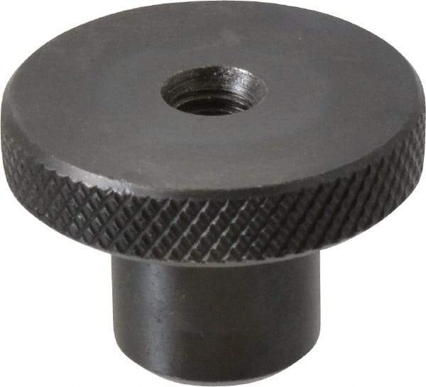 Gibraltar - 38.1mm Head, Knurled Knob - Tapped Thru, Steel - Eagle Tool & Supply