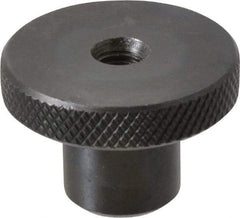 Gibraltar - 38.1mm Head, Knurled Knob - Tapped Thru, Steel - Eagle Tool & Supply