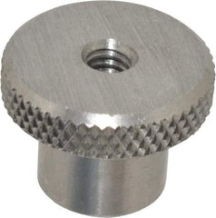 Gibraltar - 1" Head, Knurled Knob - Tapped Thru, Stainless Steel - Eagle Tool & Supply
