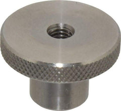 Gibraltar - 1-1/2" Head, Knurled Knob - Tapped Thru, Stainless Steel - Eagle Tool & Supply