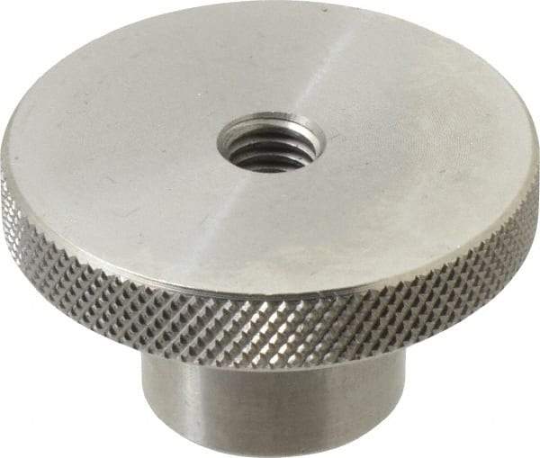 Gibraltar - 2" Head, Knurled Knob - Tapped Thru, Stainless Steel - Eagle Tool & Supply