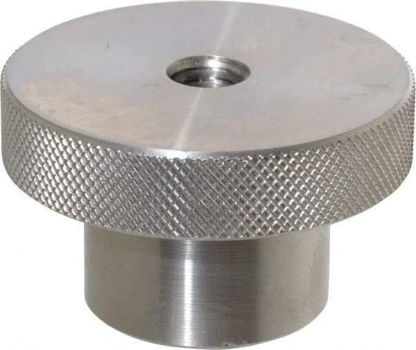 Gibraltar - 2-1/2" Head, Knurled Knob - Tapped Thru, Stainless Steel - Eagle Tool & Supply