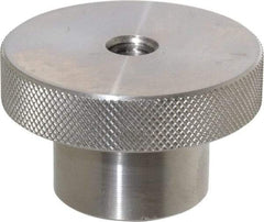 Gibraltar - 2-1/2" Head, Knurled Knob - Tapped Thru, Stainless Steel - Eagle Tool & Supply