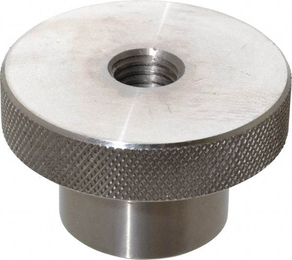 Gibraltar - 2-1/2" Head, Knurled Knob - Tapped Thru, Stainless Steel - Eagle Tool & Supply