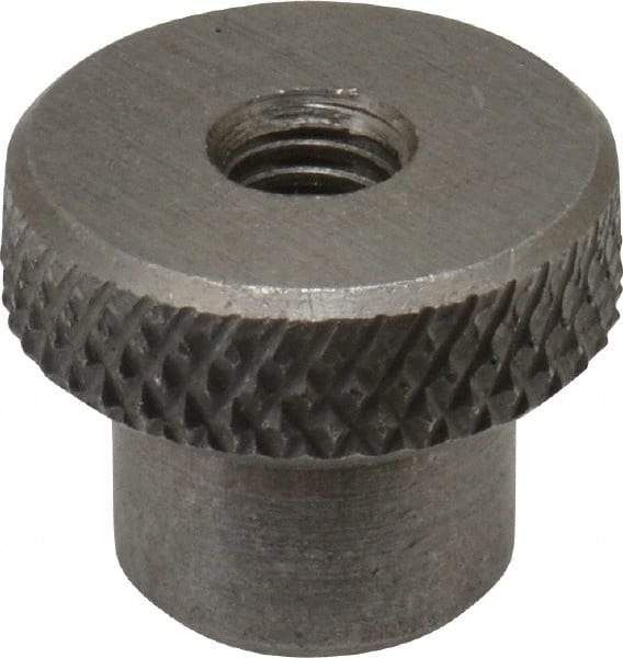 Gibraltar - 19mm Head, Knurled Knob - Tapped Thru, Stainless Steel - Eagle Tool & Supply
