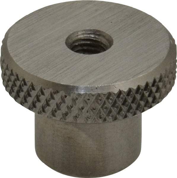 Gibraltar - 25.4mm Head, Knurled Knob - Tapped Thru, Stainless Steel - Eagle Tool & Supply