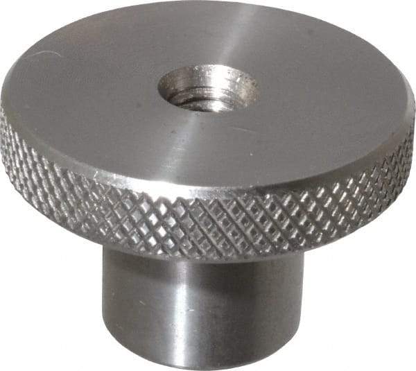 Gibraltar - 38.1mm Head, Knurled Knob - Tapped Thru, Stainless Steel - Eagle Tool & Supply