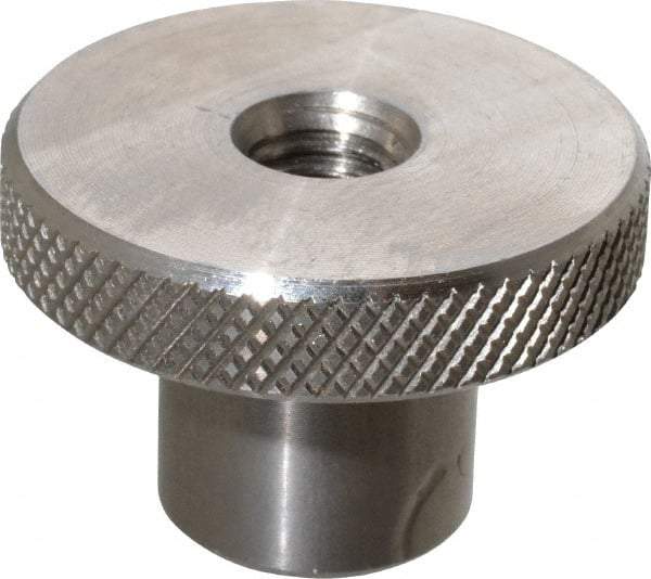 Gibraltar - 38.1mm Head, Knurled Knob - Tapped Thru, Stainless Steel - Eagle Tool & Supply