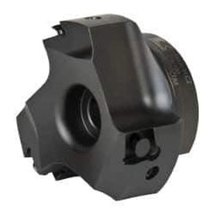 Kennametal - 3 Inserts, 3" Cut Diam, 1" Arbor Diam, 0.394" Max Depth of Cut, Indexable Square-Shoulder Face Mill - 0/90° Lead Angle, 1-3/4" High, BGHX 15L5... Insert Compatibility, Series Fix-Perfect - Eagle Tool & Supply