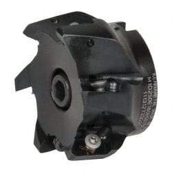 Kennametal - 6 Inserts, 2-1/2" Cut Diam, 3/4" Arbor Diam, 18.03mm Max Depth of Cut, Indexable Square-Shoulder Face Mill - 0/90° Lead Angle, 40.01mm High, EC18.., EP18.. Insert Compatibility, Through Coolant, Series Mill 1-18 - Eagle Tool & Supply