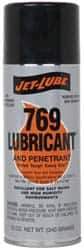 Jet-Lube - 12 oz Aerosol Thin Oily Film Penetrant/Lubricant - Clear Amber, Food Grade - Eagle Tool & Supply