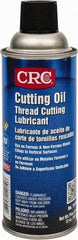 CRC - 16 oz Aerosol Cutting Fluid - Straight Oil, For Drilling, Reaming, Sawing, Shearing, Tapping, Threading, Turning - Eagle Tool & Supply