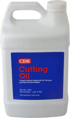 CRC - 1 Gal Bottle Cutting Fluid - Straight Oil, For Drilling, Reaming, Sawing, Shearing, Tapping, Threading, Turning - Eagle Tool & Supply