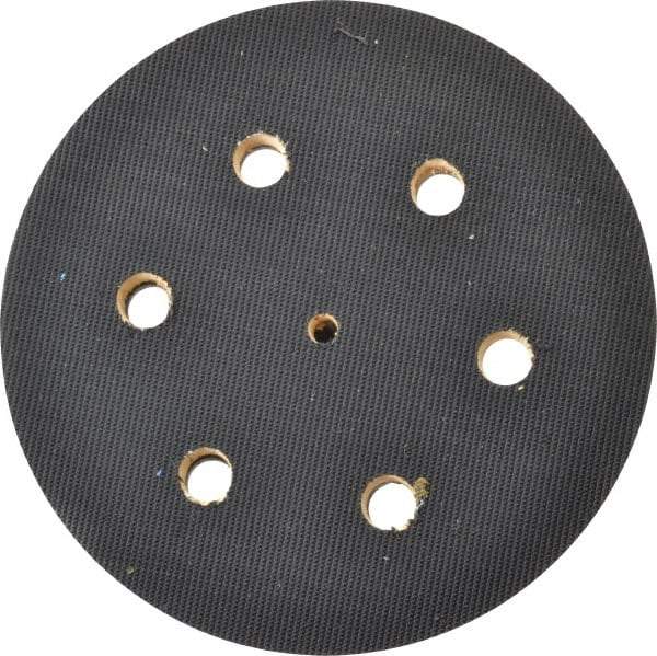 AutoQuip - 6" Diam Hook & Loop Disc Backing Pad - Medium Density, 10,000 RPM - Eagle Tool & Supply