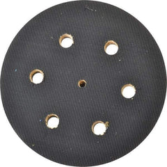 AutoQuip - 6" Diam Hook & Loop Disc Backing Pad - Medium Density, 10,000 RPM - Eagle Tool & Supply