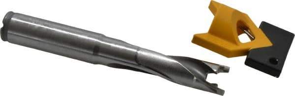 Kennametal - 13.5 to 13.99mm Diam, 3xD, 41.91mm Max Depth, 9/16" Shank Diam, 55.63mm Flute, 107.95mm OAL, Replaceable Tip Drill - KTIP05469HP Insert, Q Seat Size, Series KenTIP - Eagle Tool & Supply