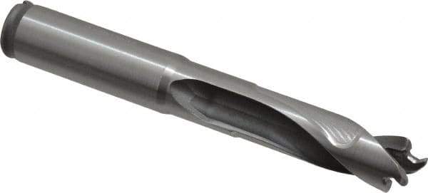 Kennametal - 15 to 15.99mm Diam, 3xD, 48.01mm Max Depth, 5/8" Shank Diam, 61.72mm Flute, 120.65mm OAL, Replaceable Tip Drill - KTIP05938HP Insert, T Seat Size, Series KenTIP - Eagle Tool & Supply
