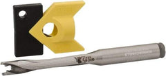 Kennametal - 7.94 to 8.49mm Diam, 5xD, 42.42mm Max Depth, 3/8" Shank Diam, 2.05" Flute, 98.43mm OAL, Replaceable Tip Drill - KTIP03125HP Insert, F Seat Size, Series KenTIP - Eagle Tool & Supply