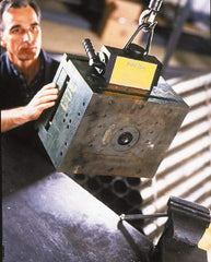 Mag-Mate - 1,200 Lb Load Capacity, Magnetic Lifter - 4-1/2" High x 10-1/2" Wide - Eagle Tool & Supply