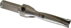 Kennametal - 76.2mm Max Drill Depth, 4xD, 3/4" Diam, Indexable Insert Drill - 2 Inserts, 3/4" Shank Diam, Straight Shank - Eagle Tool & Supply