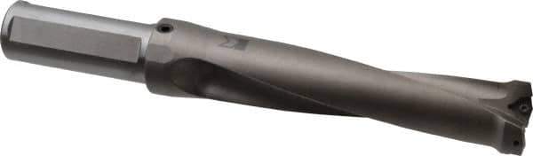 Kennametal - 177.8mm Max Drill Depth, 4xD, 1-3/4" Diam, Indexable Insert Drill - 2 Inserts, 1-1/2" Shank Diam, Straight Shank - Eagle Tool & Supply