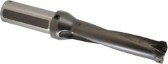 Kennametal - 139.7mm Max Drill Depth, 4xD, 1.3752" Diam, Indexable Insert Drill - 2 Inserts, 1-1/2" Shank Diam, Straight Shank - Eagle Tool & Supply
