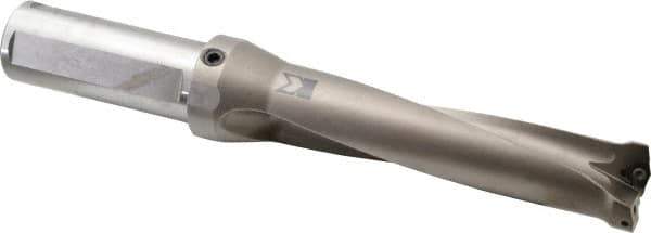 Kennametal - 152.4mm Max Drill Depth, 4xD, 38.1mm Diam, Indexable Insert Drill - 2 Inserts, 1-1/2" Shank Diam, Straight Shank - Eagle Tool & Supply
