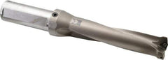 Kennametal - 152.4mm Max Drill Depth, 4xD, 38.1mm Diam, Indexable Insert Drill - 2 Inserts, 1-1/2" Shank Diam, Straight Shank - Eagle Tool & Supply