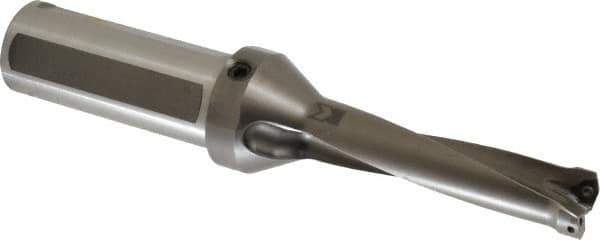 Kennametal - 101.6mm Max Drill Depth, 4xD, 25.4mm Diam, Indexable Insert Drill - 2 Inserts, 1-1/2" Shank Diam, Straight Shank - Eagle Tool & Supply