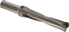 Kennametal - 5-1/4" Max Drill Depth, 4xD, 1.3126" Diam, Indexable Insert Drill - 2 Inserts, 1-1/4" Shank Diam, Straight Shank - Eagle Tool & Supply