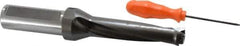Kennametal - 4-1/4" Max Drill Depth, 4xD, 1.0626" Diam, Indexable Insert Drill - 2 Inserts, 1-1/4" Shank Diam, Straight Shank - Eagle Tool & Supply