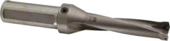 Kennametal - 101.6mm Max Drill Depth, 4xD, 25.4mm Diam, Indexable Insert Drill - 2 Inserts, 1-1/4" Shank Diam, Straight Shank - Eagle Tool & Supply