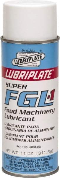 Lubriplate - 11 oz Aerosol Aluminum General Purpose Grease - Food Grade, 360°F Max Temp, NLGIG 1, - Eagle Tool & Supply