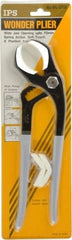 Value Collection - 12" OAL, 2-1/4" Jaw Length x 3-3/4" Jaw Width, 8 Position Tongue & Groove Pliers - Soft Curved Jaws, Standard Head - Eagle Tool & Supply