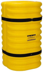 Eagle - 24" Wide x 24" Deep x 42" High, High Density Polyethylene Column Protector - Fits 10" Columns, Yellow - Eagle Tool & Supply