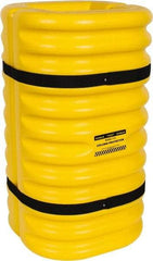 Eagle - 24" Wide x 24" Deep x 42" High, High Density Polyethylene Column Protector - Fits 12" Columns, Yellow - Eagle Tool & Supply