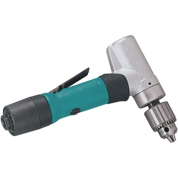 Dynabrade - 1/4" Keyed Chuck - Right Angle Handle, 3,200 RPM, 22 CFM, 0.4 hp - Eagle Tool & Supply