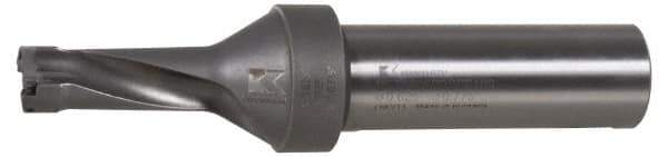 Kennametal - 2.03" Max Drill Depth, 2.5xD, 20.6mm Diam, Indexable Insert Drill - 2 Inserts, 1" Shank Diam, Straight Shank - Eagle Tool & Supply