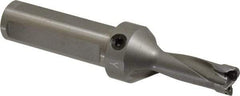Kennametal - 1-3/4" Max Drill Depth, 2.5xD, 17.5mm Diam, Indexable Insert Drill - 2 Inserts, 1" Shank Diam, Straight Shank - Eagle Tool & Supply