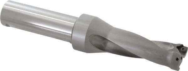 Kennametal - 63.5mm Max Drill Depth, 2.5xD, 25.4mm Diam, Indexable Insert Drill - 2 Inserts, 1" Shank Diam, Straight Shank - Eagle Tool & Supply