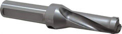 Kennametal - 2.35" Max Drill Depth, 2.5xD, 23.8mm Diam, Indexable Insert Drill - 2 Inserts, 1" Shank Diam, Straight Shank - Eagle Tool & Supply