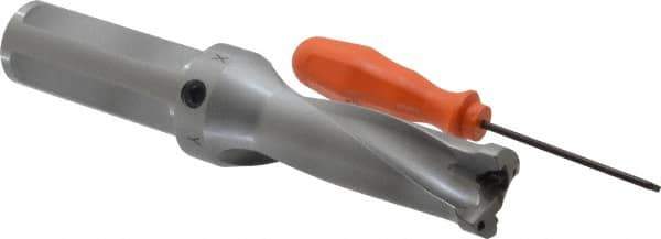 Kennametal - 3.05" Max Drill Depth, 2.5xD, 31mm Diam, Indexable Insert Drill - 2 Inserts, 1-1/4" Shank Diam, Straight Shank - Eagle Tool & Supply